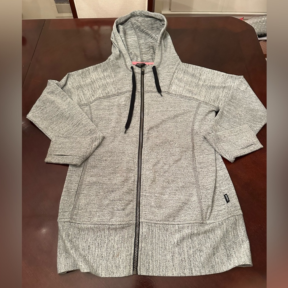 RBX Activewear Hooded Jacket Grey Small EUC